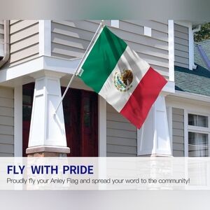 Mexican Flag by Anley 3ftx5ft